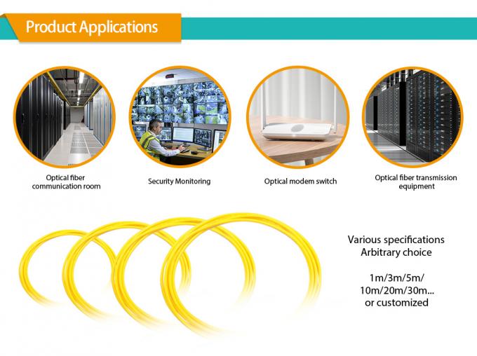 FTTH Optical Sc LC FC APC Upc Simplex/Duplex Cable Fiber Optic Patch Pigtail for Optical Network