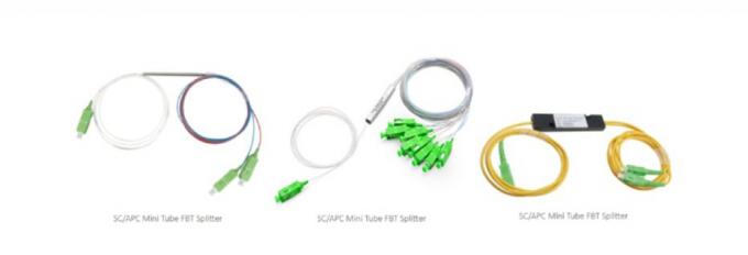 Mini PLC Optical Splitter G657A or Customized 1*2/1*4/1*8/1*16/1*32/1*64 PLC 2 Way Splitter PLC Splitter