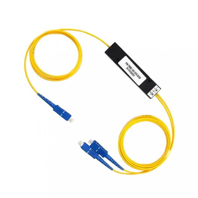 50/50 Ratio Sc/APC ABS Box Type FTTH Mini Steel Tube Splitter Fiber Optic Micro 1X2 PLC Splitter
