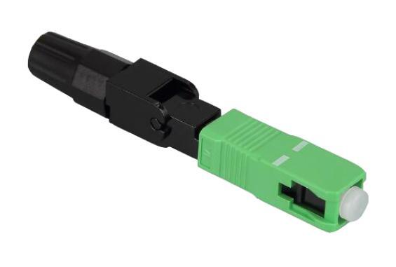 Sc APC Plastic Fiber Optic Quick Connector FTTH Singlemode Pre Polished Tools 3