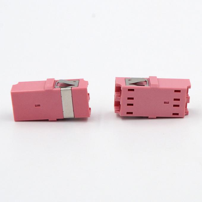 OEM ODM FTTH Adapter LC Upc Multimode Om4 Duplex Coupler 0