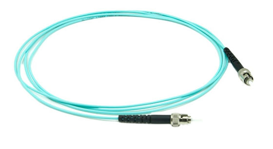OM3 OM4 Optical Fiber Patch Cord ST UPC To ST UPC Multimode Simplex