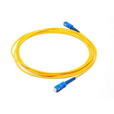 Single Mode Simplex SC UPC to SC UPC Fiber Optic Patch Cord
