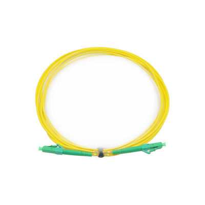 Simplex OS2 Optical Fiber Patch Cord LC APC To LC APC fiber optic cable