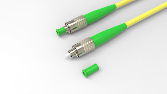 FC APC To FC APC Fiber Optic Patch Cord PVC LSZH Optical Fiber Patch Cord