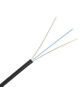 FTTH 1 Core Fiber Optic Drop Cable 2*3mm Self Supporting Cable