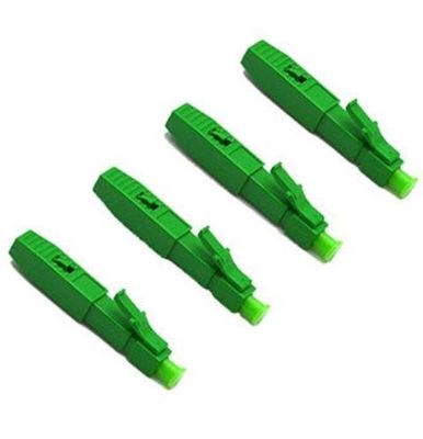 Field Assembly Fiber Optic Connector LC APC Singlemode Pre Polished Ferrule Quick Connector