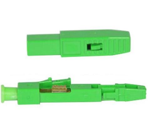 Field Assembly Fiber Optic Connector LC APC Singlemode Pre Polished Ferrule Quick Connector