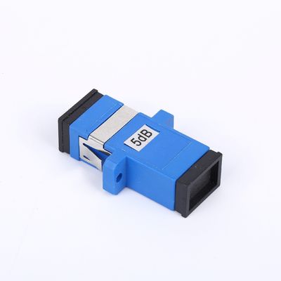 Sc Upc Flange Singlemode Fiber Optic Attenuator 1-30dB Optional For FTTH Communication