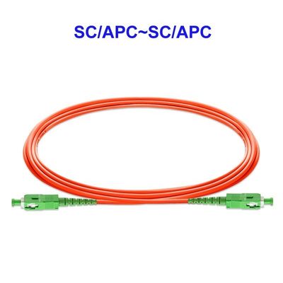 Multimode Om1 Om2 Fiber Jumper Cable Simplex Sc LC Connector Optical Patch Cord