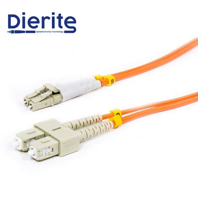 Custom SC APC to SC APC 9/125µm Fiber Optic Patch Cord LSZH Jacket