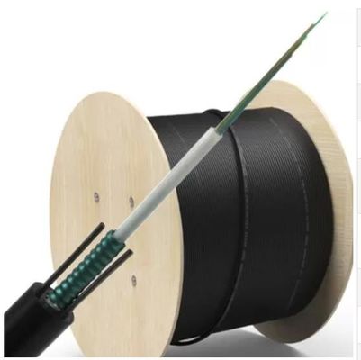 Armored Outdoor Fiber Optic Cable 8.0mm 12 Core GYXTW Fiber Cable
